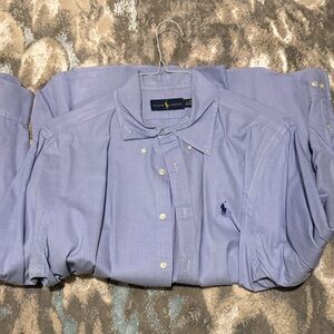 Ralph Lauren Men's Light Blue Button Down Shirt